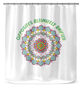 Mandala Of Unity Shower Curtain - Beyond T-shirts